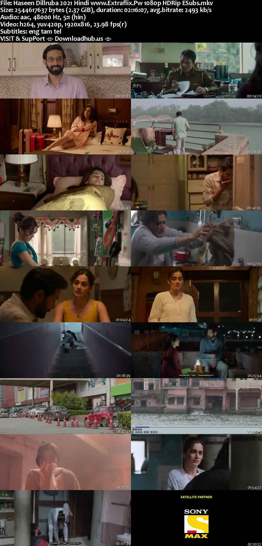 Haseen Dillruba 2021 Hindi Movie DD5.1 4k 1080p 720p 480p HDRip ESubs x264 HEVC