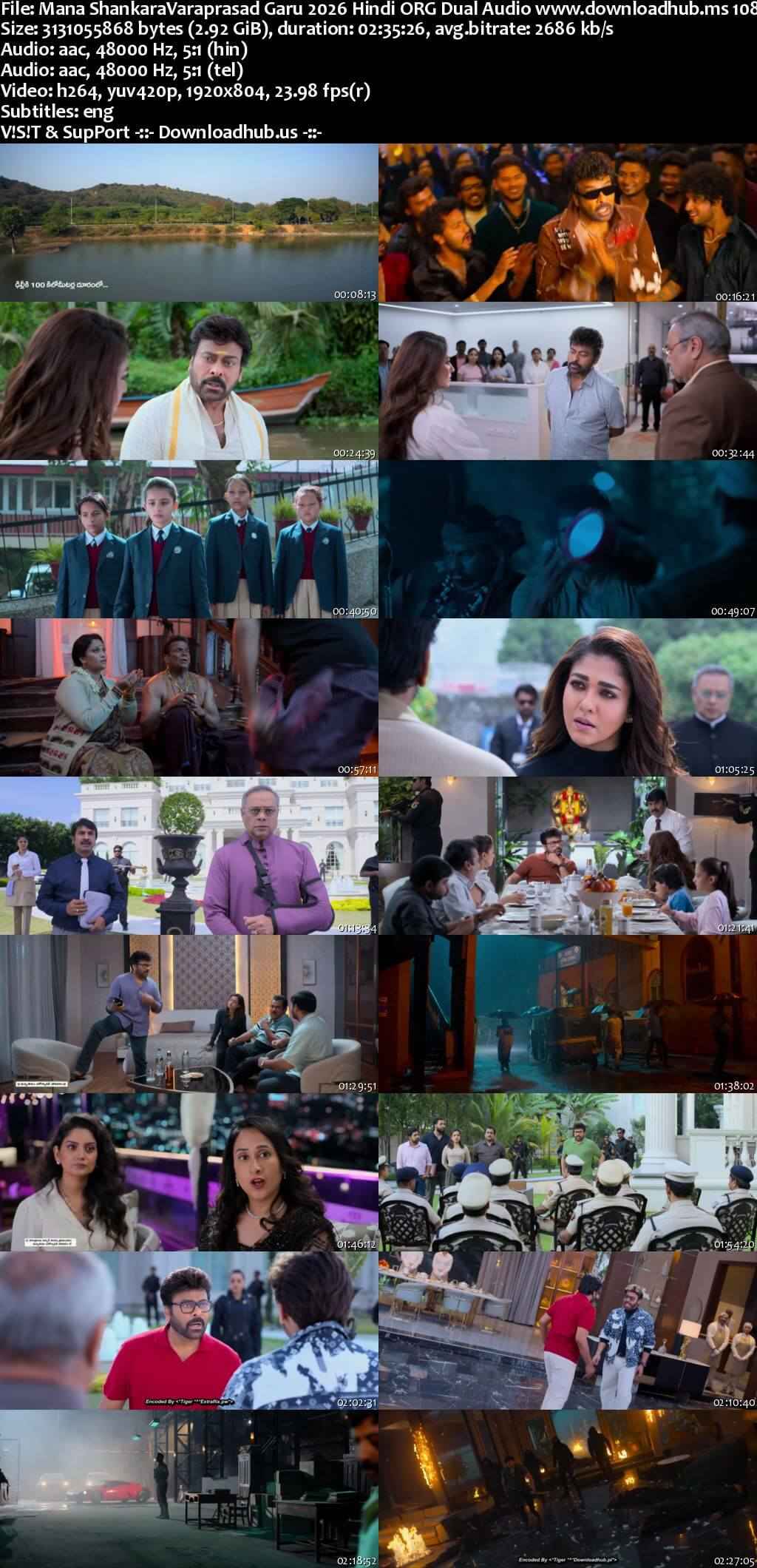Mana ShankaraVaraprasad Garu 2026 Hindi ORG Dual Audio Movie DD5.1 4k 1080p 720p 480p UNCUT HDRip ESubs x264 HEVC