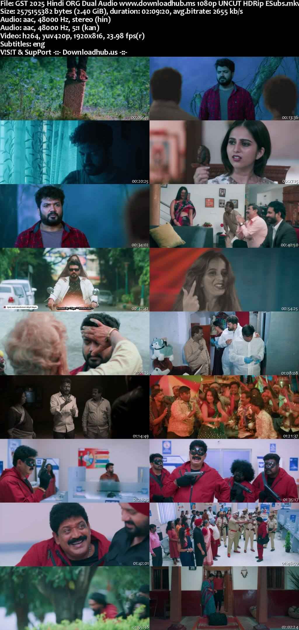 GST 2025 Hindi ORG Dual Audio Movie DD2.0 1080p 720p 480p UNCUT HDRip ESubs HEVC