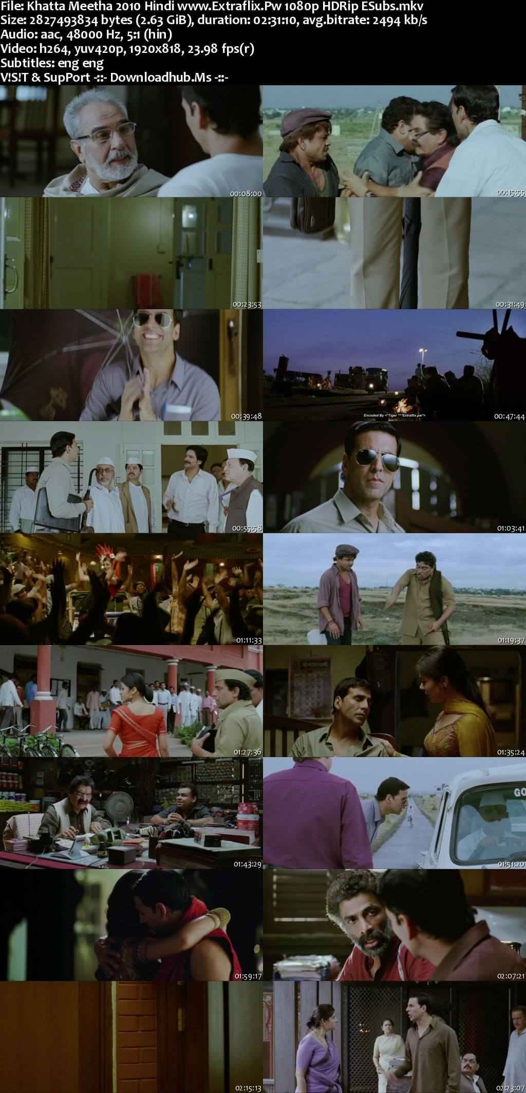 Khatta Meetha 2010 Hindi Movie DD5.1 4k 1080p 720p 480p HDRip ESubs x264 HEVC