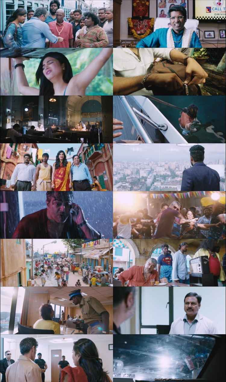 Vedalam 2015 Hindi ORG Dual Audio Movie DD2.0 1080p 720p 480p UNCUT HDRip ESubs HEVC