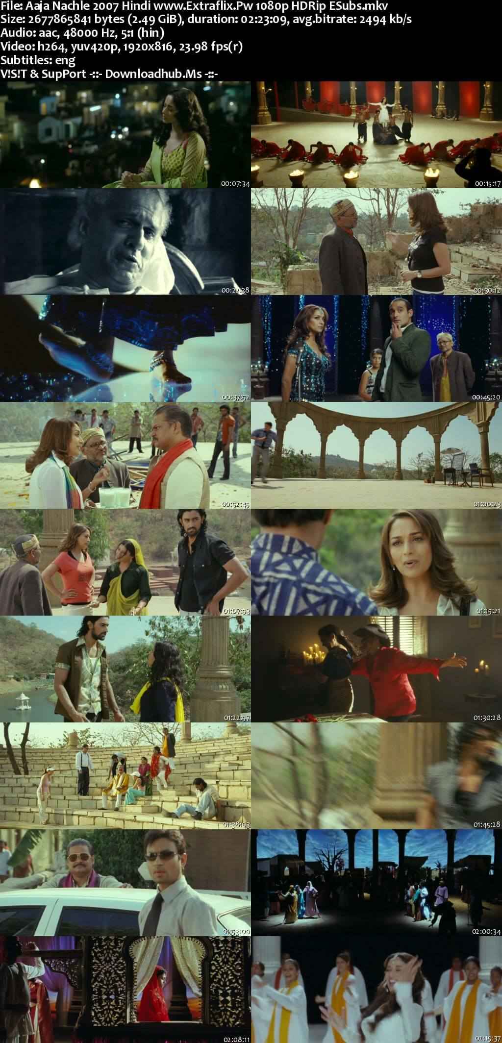 Aaja Nachle 2007 Hindi Movie DD5.1 1080p 720p 480p HDRip ESubs x264 HEVC