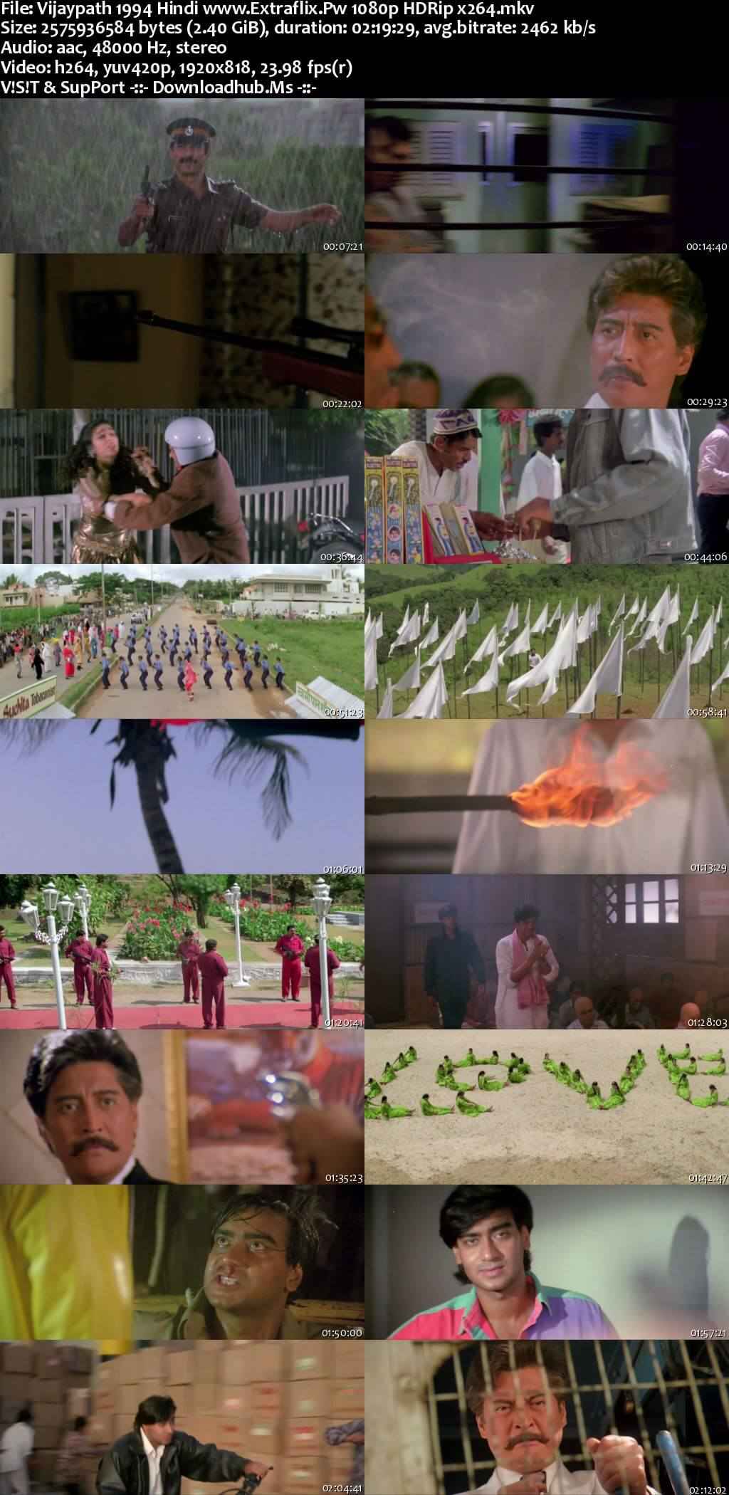 Vijaypath 1994 Hindi Movie DD2.0 1080p 720p 480p HDRip x264 HEVC