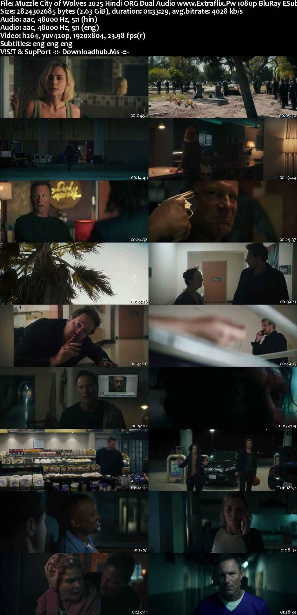 Muzzle: City of Wolves 2025 Hindi ORG Dual Audio Movie DD5.1 4k 1080p 720p 480p BluRay ESubs x264 HEVC