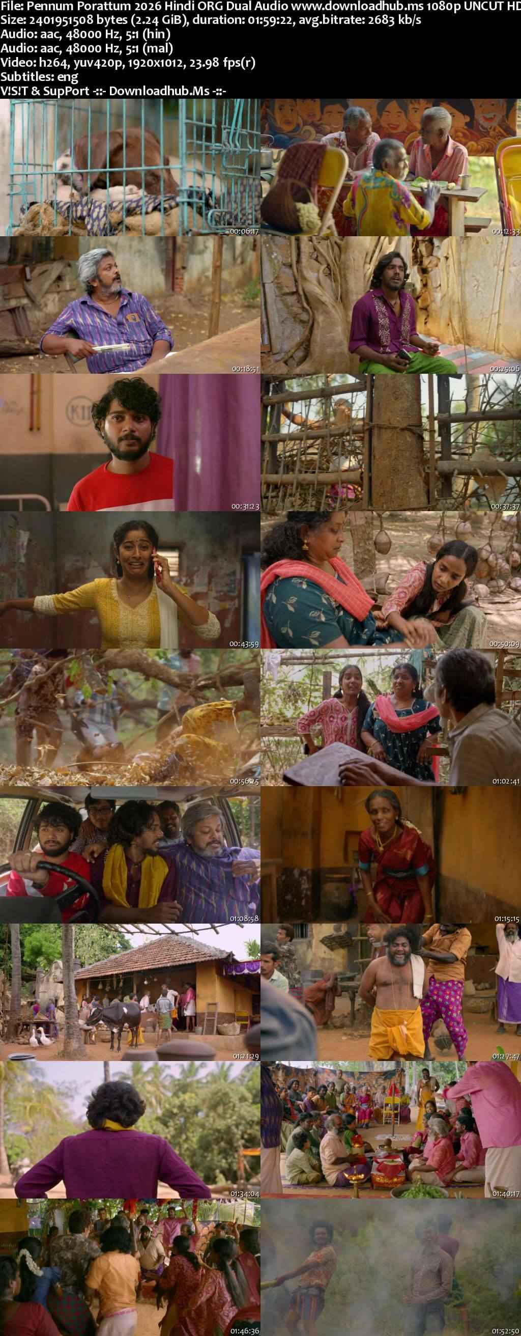 Pennum Porattum 2026 Hindi ORG Dual Audio Movie DD5.1 4k 1080p 720p 480p UNCUT HDRip ESubs x264 HEVC