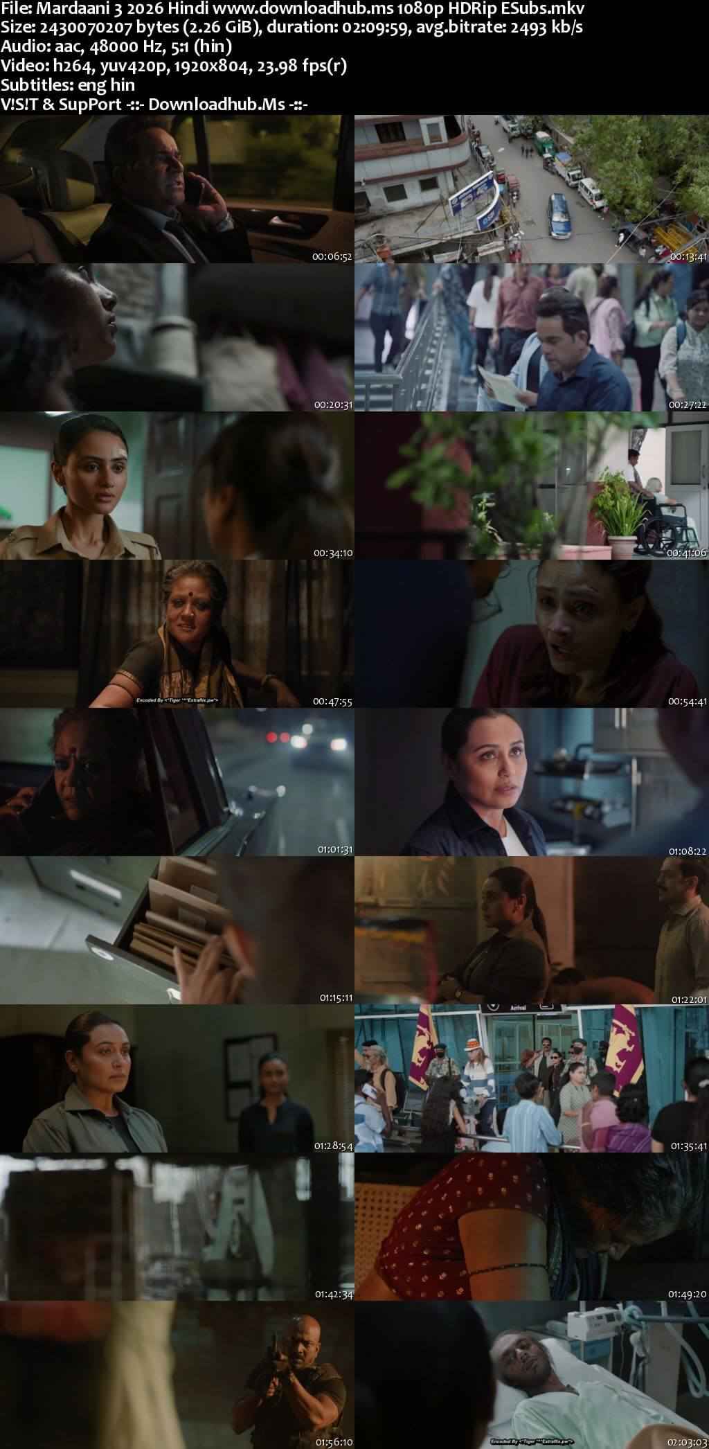 Mardaani 3 2026 Hindi Movie DD5.1 4k 1080p 720p 480p HDRip ESubs x264 HEVC Mardaani 3 2026 Hindi Movie DD5.1 4k 1080p 720p 480p HDRip ESubs x264 HEVC