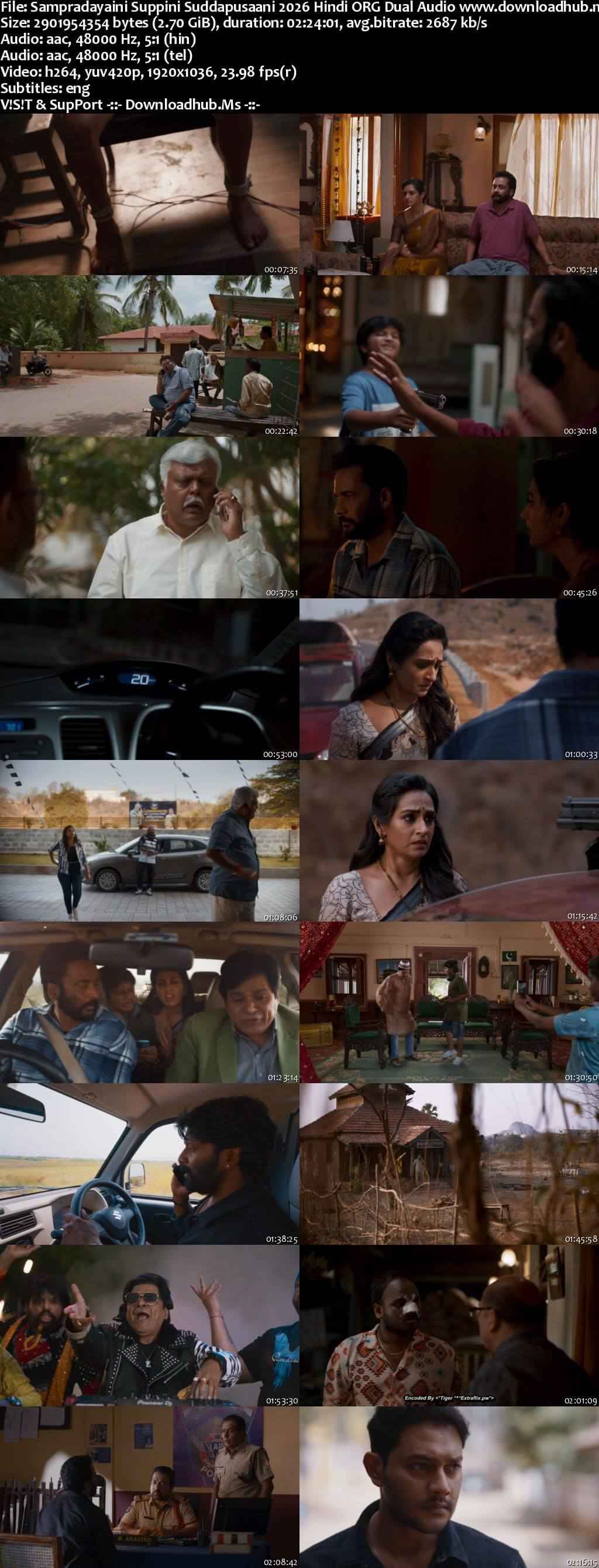 Sampradayaini Suppini Suddapusaani 2026 Hindi ORG Dual Audio Movie DD5.1 4k 1080p 720p 480p UNCUT HDRip ESubs x264 HEVC