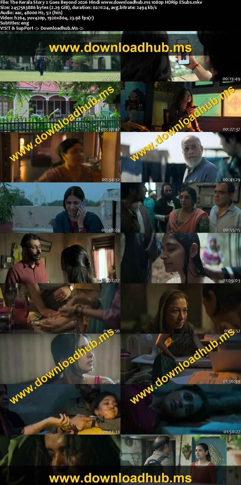 The Kerala Story 2 Goes Beyond 2026 Hindi Movie DD5.1 4k 1080p 720p 480p HDRip ESubs x264 HEVC