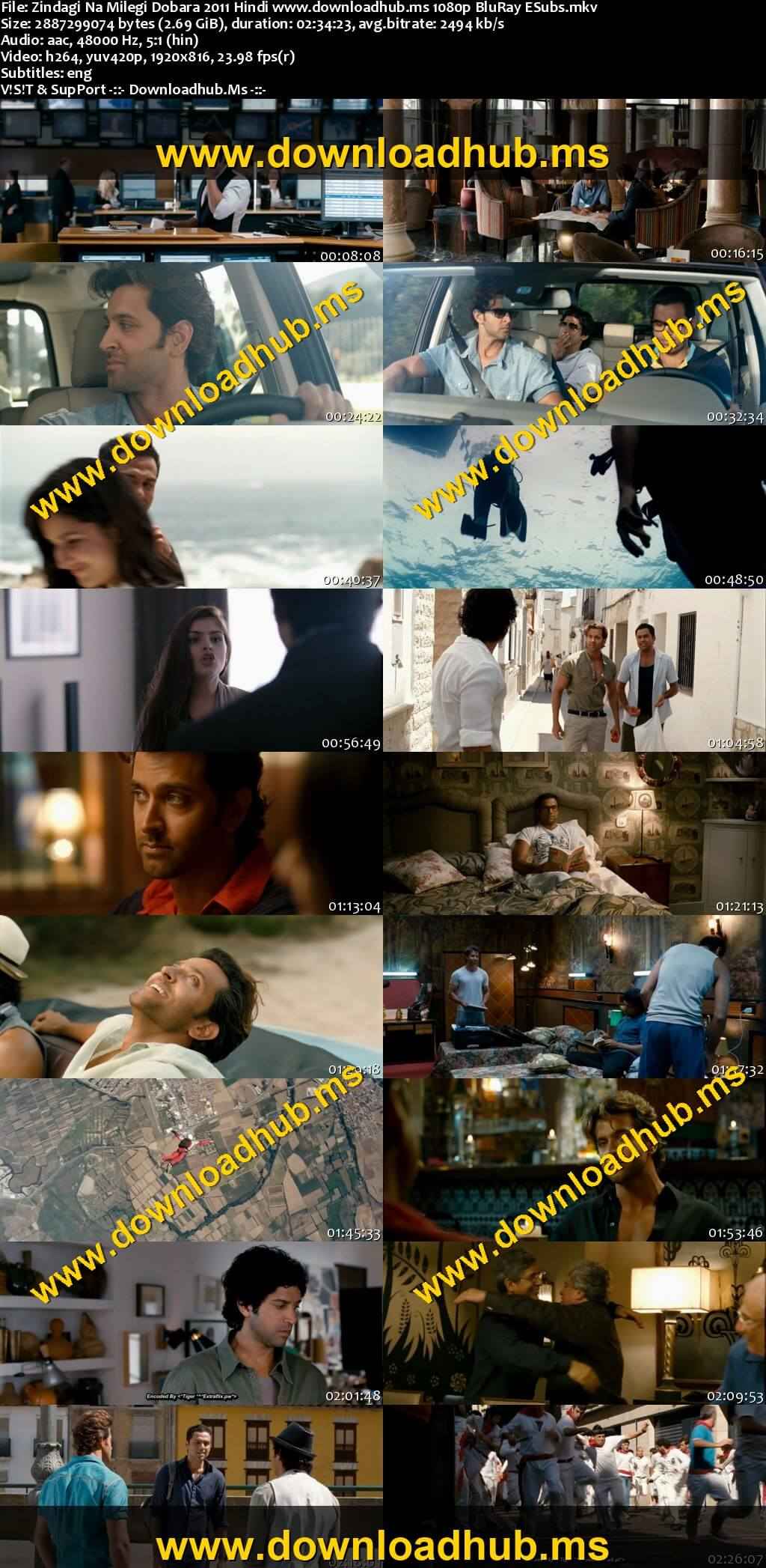 Zindagi Na Milegi Dobara 2011 Hindi Movie DD5.1 4k 1080p 720p 480p BluRay ESubs x264 HEVC