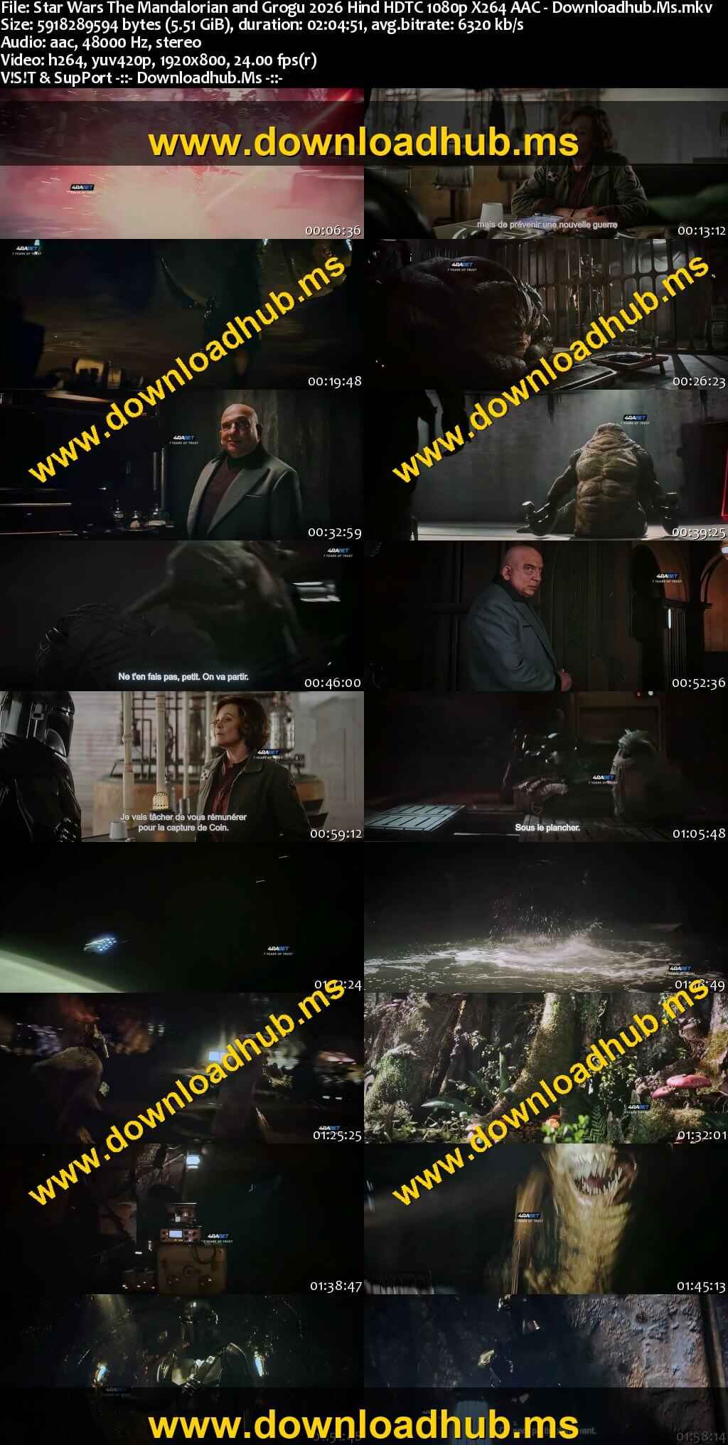 Star Wars: The Mandalorian and Grogu 2026 Hindi Movie 1080p 720p 480p HDTC x264 HEVC