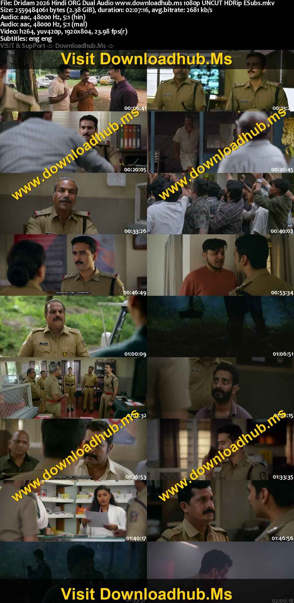 Dridam 2026 Hindi ORG Dual Audio Movie DD5.1 4k 1080p 720p 480p UNCUT HDRip ESubs x264 HEVC