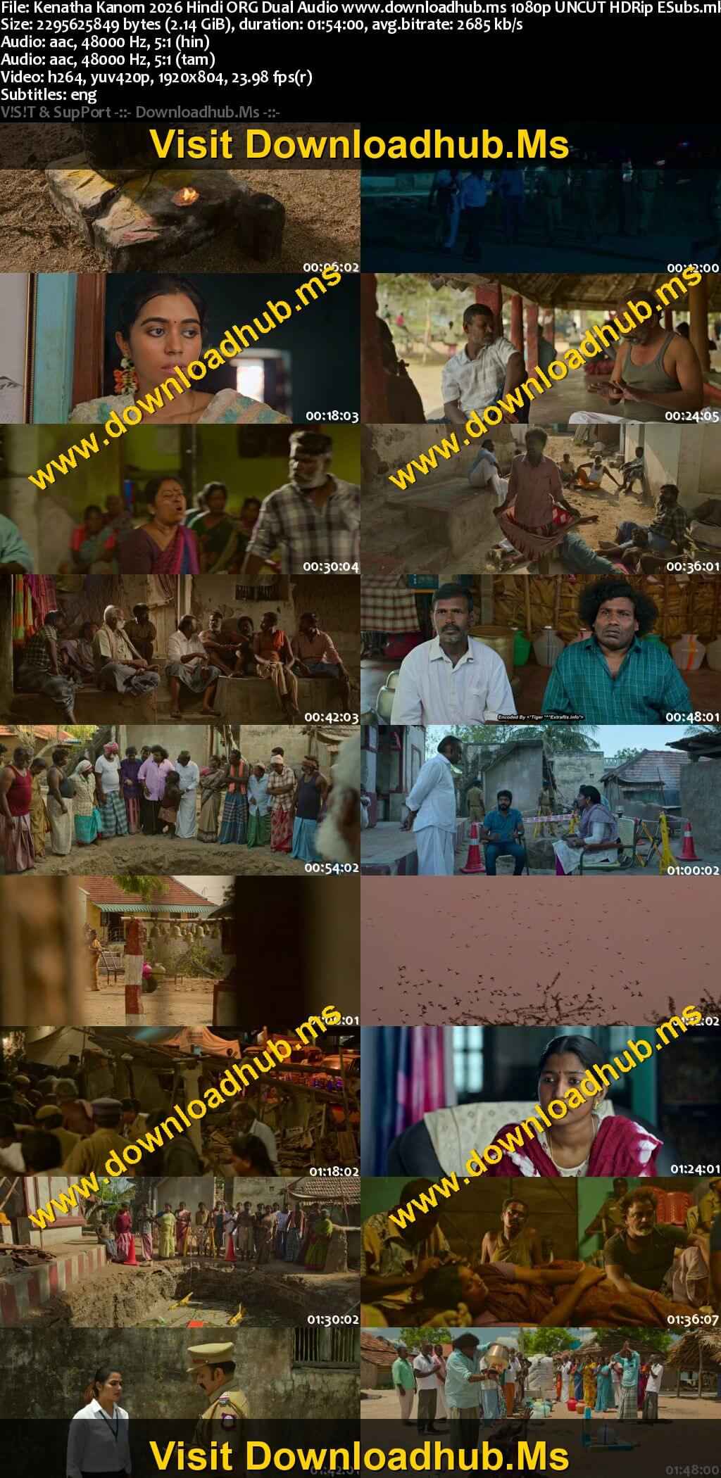 Kenatha Kanom 2026 Hindi ORG Dual Audio Movie DD5.1 4k 1080p 720p 480p UNCUT HDRip ESubs x264 HEVC