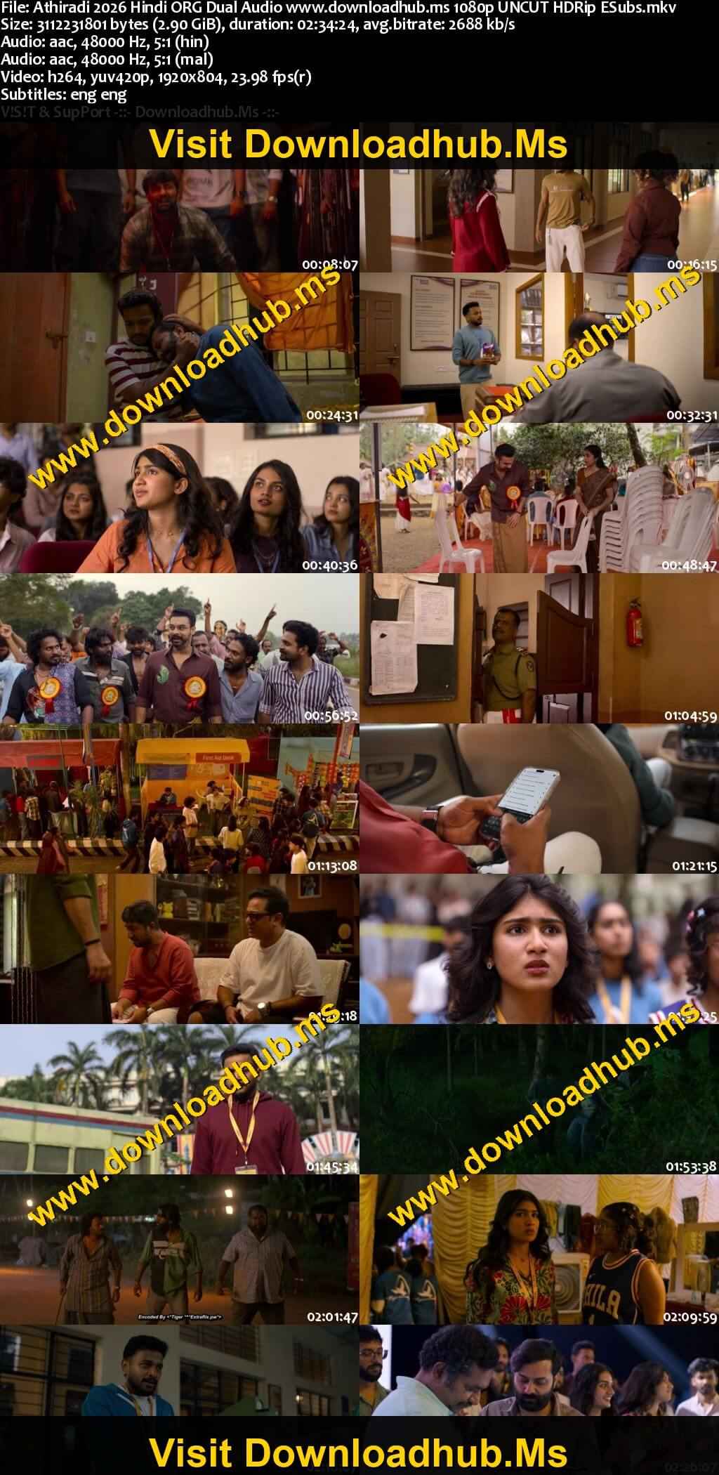 Athiradi 2026 Hindi ORG Dual Audio Movie DD5.1 4k 1080p 720p 480p UNCUT HDRip ESubs x264 HEVC