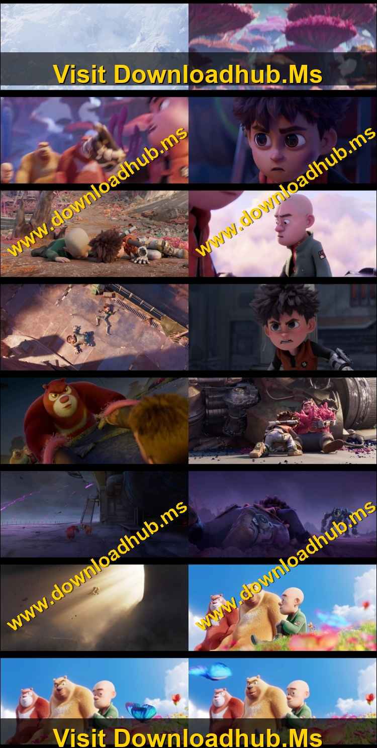 Boonie Bears: Future Reborn 2025 Hindi ORG Dual Audio Movie DD2.0 1080p 720p 480p Web-DL x264 ESubs HEVC