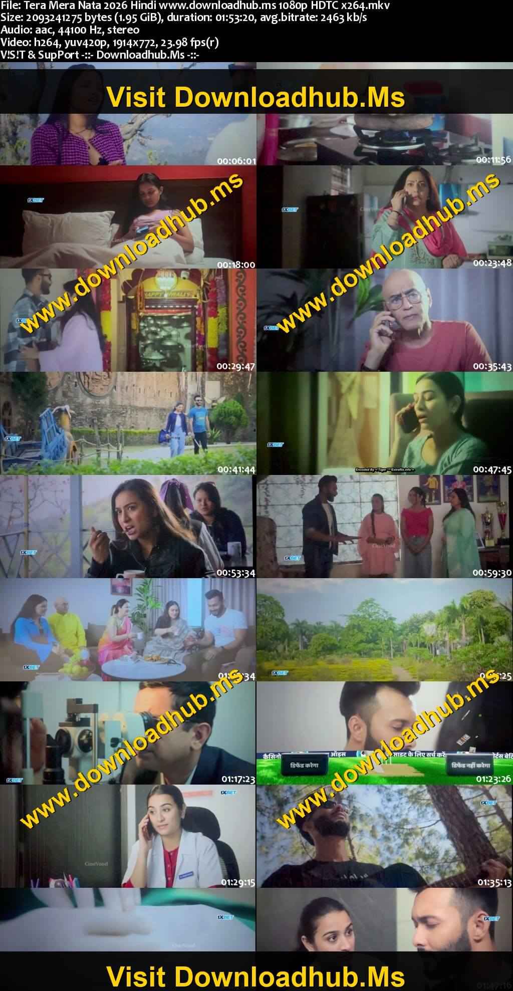 Tera Mera Nata 2026 Hindi Movie 1080p 720p 480p HDTC x264 HEVC