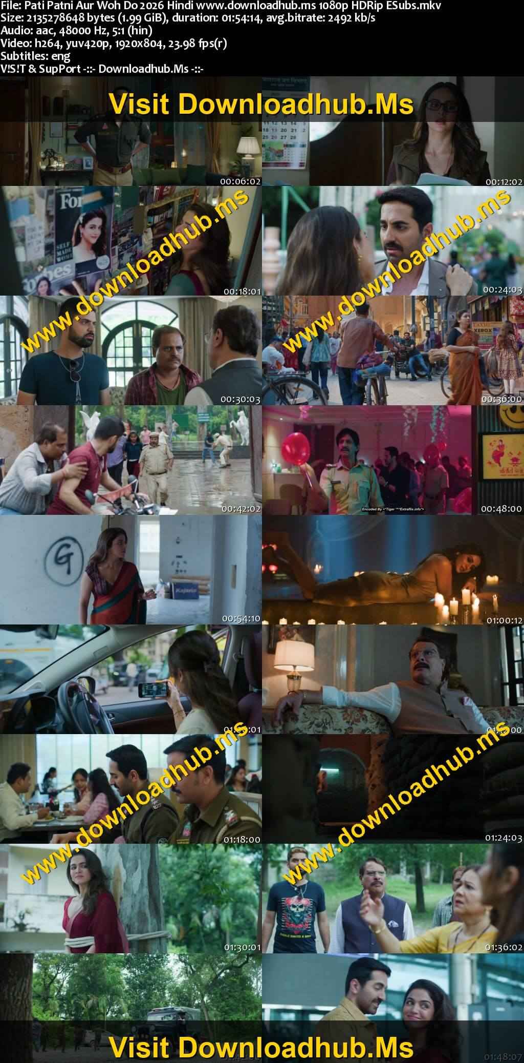 Pati Patni Aur Woh Do 2026 Hindi Movie DD5.1 4k 1080p 720p 480p HDRip ESubs x264 HEVC